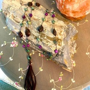 Boho Chic Knotted Necklace